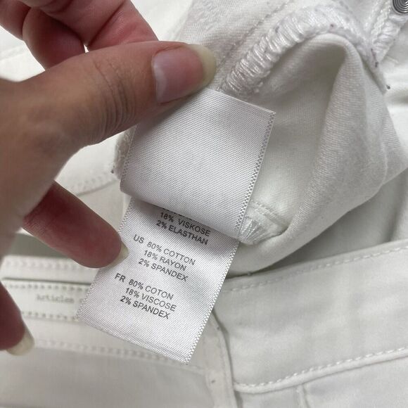 Articles of Society Carly Skinny Ankle Jeans Sz 31 Raw Hem 4014NCR-229 Cannes - Picture 7 of 11